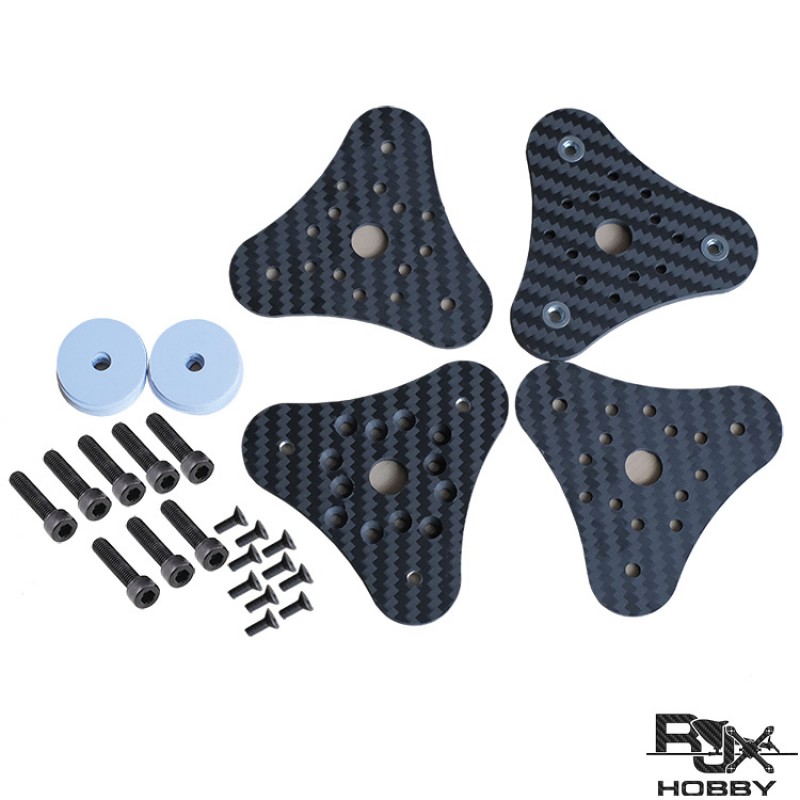 RJXHOBBY Carbon Fiber Folding Propeller – 3 BLADE – 26 x 8.5 (1 set)
