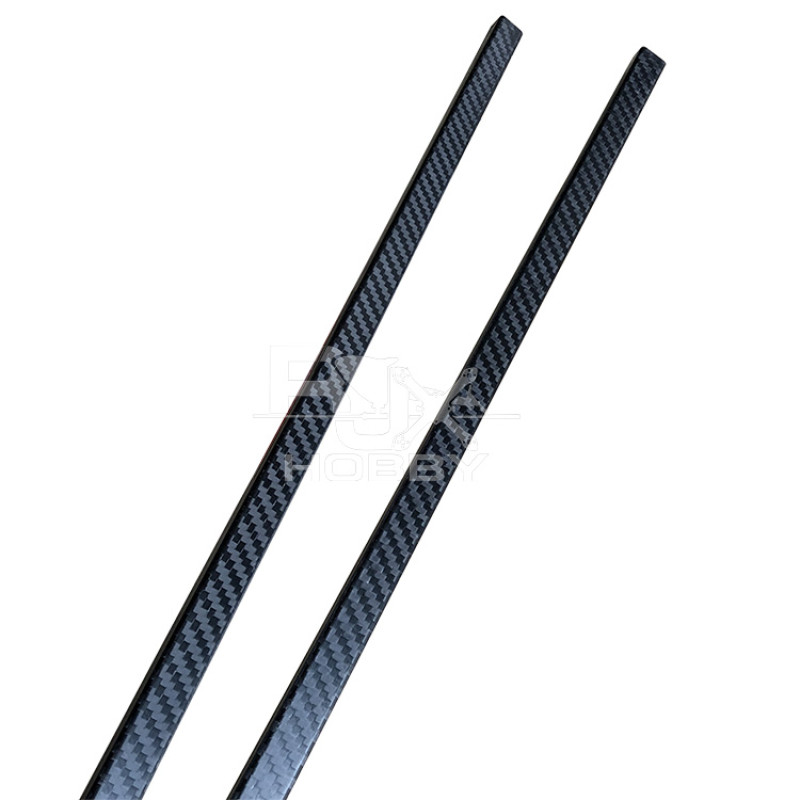 RJX 15x10-13x8x600mm Rectangular carbon fiber pipe
