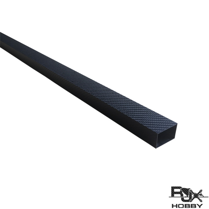 RJX 15x10-13x8x600mm Rectangular carbon fiber pipe