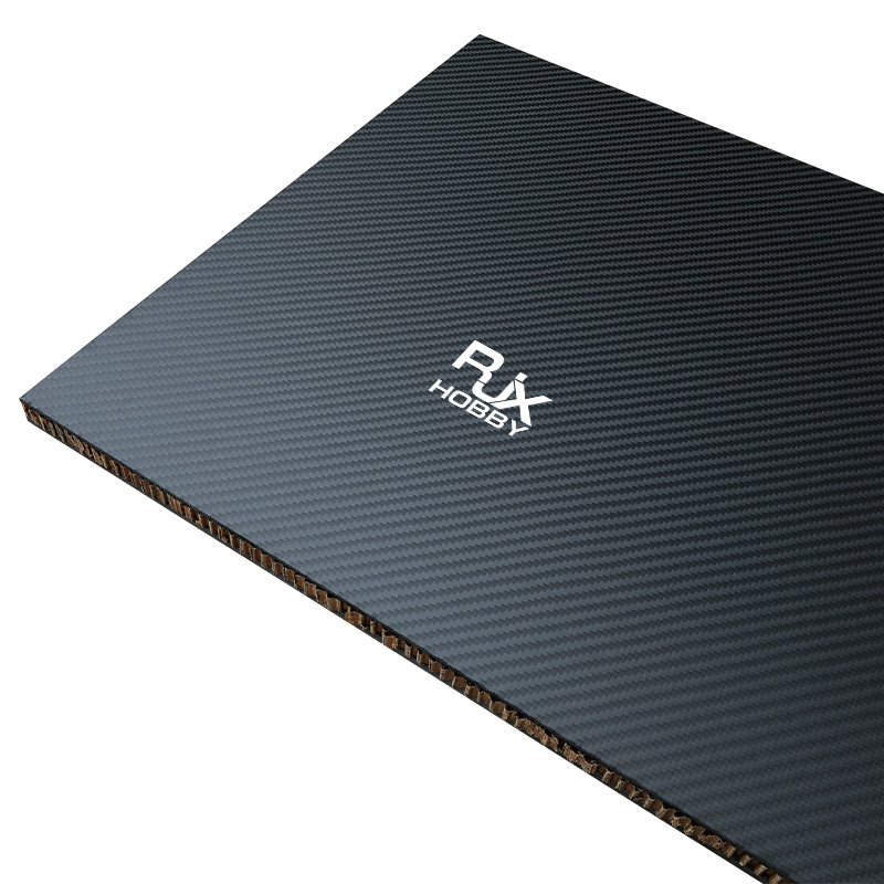 RJX 1+2+1mm Nomex Honeycomb Twill Matte Carbon Fiber Sheet