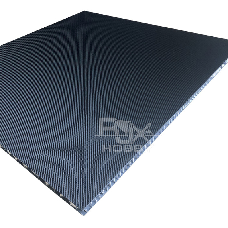 RJX 1+3+1mm Aluminum Honeycomb Core Twill Matte Carbon Fiber Sheet