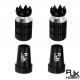 RJX 2 Sets M3 Thread  Transmitter Stick Ends Controller for  Futaba  FrSky Spektrum