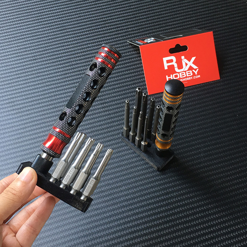 RJXHOBBY TP8/TP10/TP15/TP20/TP25/TP27/TP30/TP40 1/4 Inch 6.35mm L75mm Torx Head Bits with handle for Electric Screwdriver