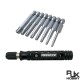 RJXHOBBY TP8/TP10/TP15/TP20/TP25/TP27/TP30/TP40 1/4inch 6.35mm L50mm Torx Head Bits with handle for Electric Screwdriver