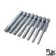 RJX 8pcs 1/4 Inch 6.35mm Length 50mm Torx Head Electric Screwdriver Bits Tip TP8, TP10, TP15, TP20, TP25, TP27, TP30, TP40