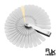 RJX 32PCS Blades Steel Feeler Gauge 0.0015-0.035 inch/ 0.04-0.88mm Dual Marked Metric and Imperial Gap Measuring Tool