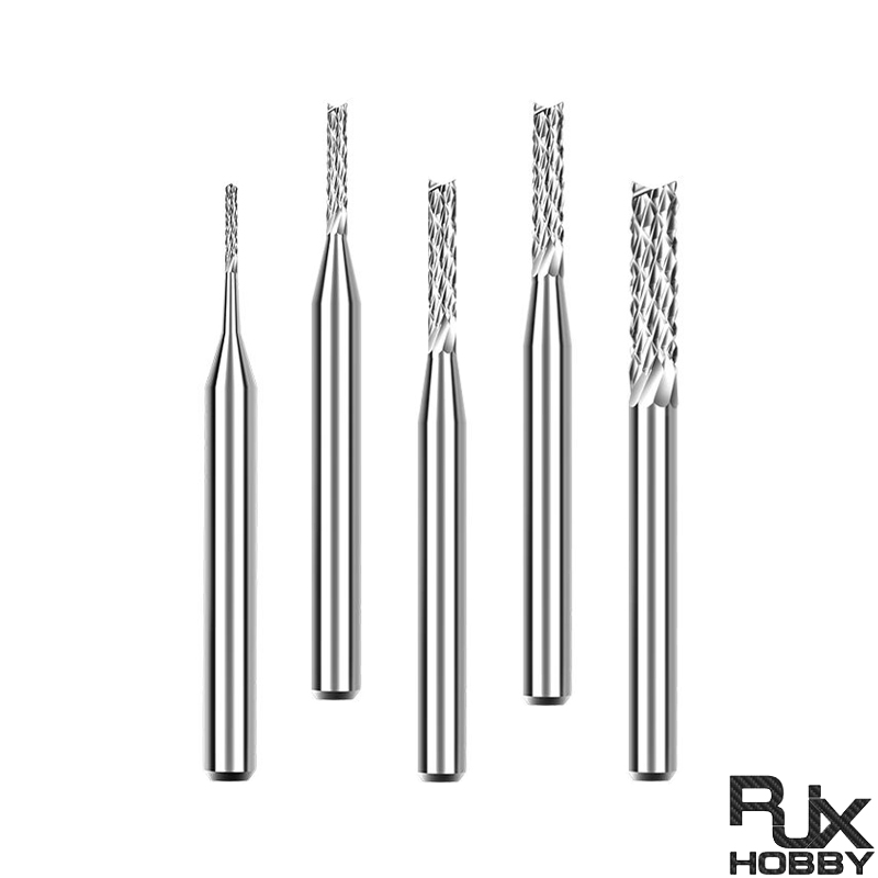 RJX 1.0 1.5 2.0 2.5 3.0mm PCB Engraving Milling Cutter Carbide Bits