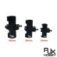 RJXHOBBY 1pcs 20/25/30mm CNC Folding Arm Tube Joint FPV System multirotor UAV Drone Spare Parts