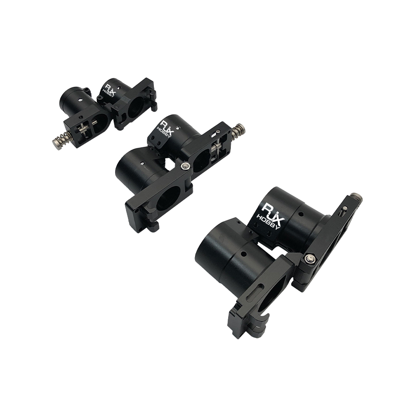RJXHOBBY 1pcs 20/25/30mm CNC Folding Arm Tube Joint FPV System multirotor UAV Drone Spare Parts