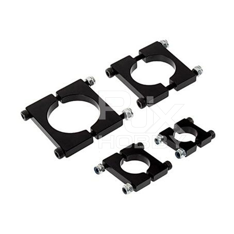 RJXHOBBY 1pcs 8/10/12/14/16/18/20/22/25/28/30/35/40mm Pipe clamps for carbon fiber tube/Aluminum tube clips carbon tube clip 