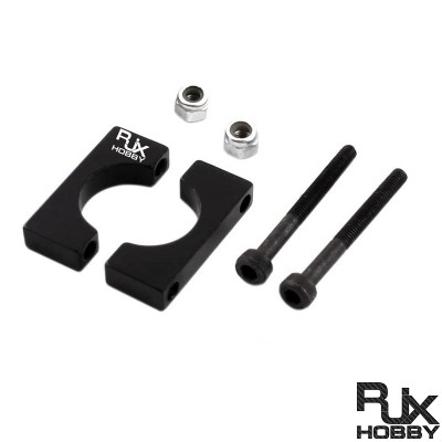 RJXHOBBY 1pcs 8/10/12/14/16/18/20/22/25/28/30/35/40mm Pipe clamps for carbon fiber tube/Aluminum tube clips carbon tube clip 