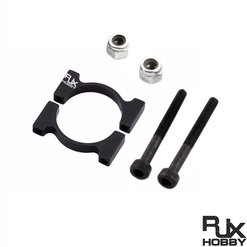 RJX 12/16/20/25mm Pipe clamps for carbon fiber tube/Aluminum tube clips carbon tube clip pipe clamp