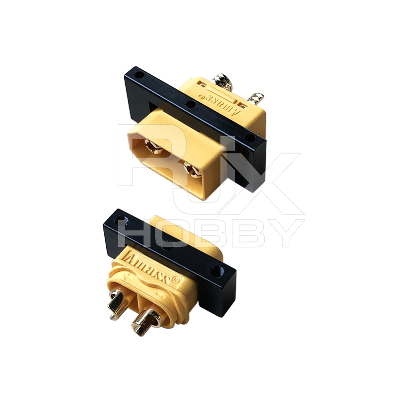 RJXHOBBY CNC XT60 / XT90 Plug Connector Holder/Fixed Mount for RC Model