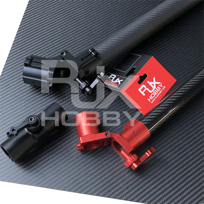 RJXHOBBY 1pcs CNC Aluminium 28 / 30 / 35 / 40mm Tube Arm Folding transverse Connector for Plant Protection UAV Multicopter 