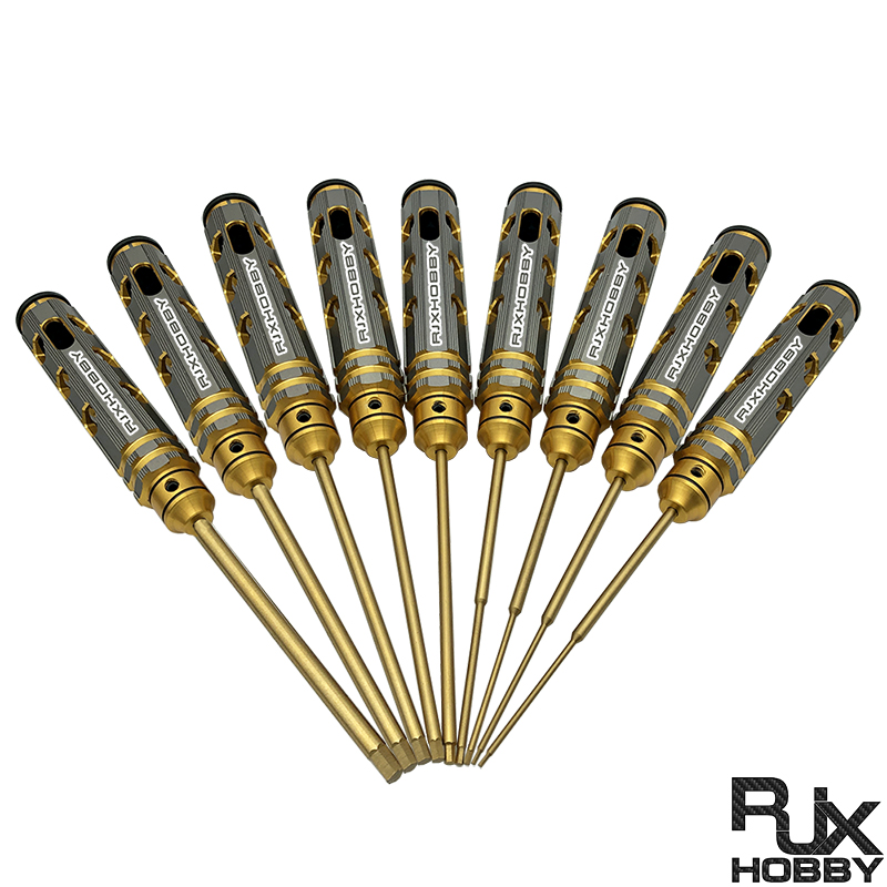 RJX Hex Screw driver Tools 0.9 / 1.27 / 1.5 / 1.65 / 2.0 / 2.5 / 3.0 / 4.0 / 5.0mm for RC Models Car Boat Airplane
