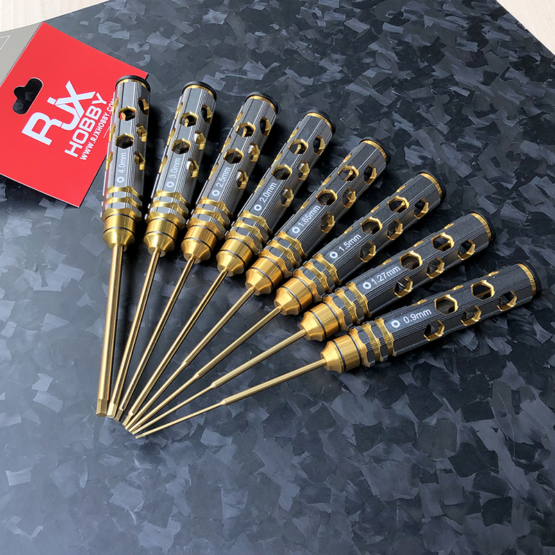 RJX Hex Screw driver Tools 0.9 / 1.27 / 1.5 / 1.65 / 2.0 / 2.5 / 3.0 / 4.0 / 5.0mm for RC Models Car Boat Airplane
