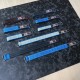 RJXHOBBY 2pcs Kevlar Battery Strap Kevlar Stitching Rubber Grip and Zinc Alloy Seamless Buckle(Width: 16mm Length: 150 -400mm)