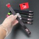 RJXHOBBY 2pcs Kevlar Battery Strap Kevlar Stitching Rubber Grip and Metal Buckle (Width: 20mm Length: 150-400mm)