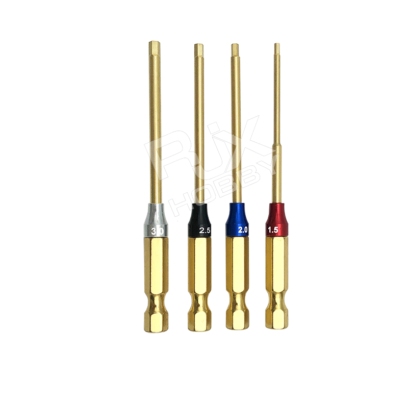 RJX 6.35mm Hex Sets 1.5mm 2.0mm 2.5mm 3.0mm