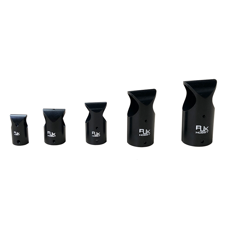 RJX 1pcs 12mm/16mm/20mm/25mm/30mm Aluminum Landing Gear Tee Tripo for Carbon Fiber Tube Agriculture Drone UAV