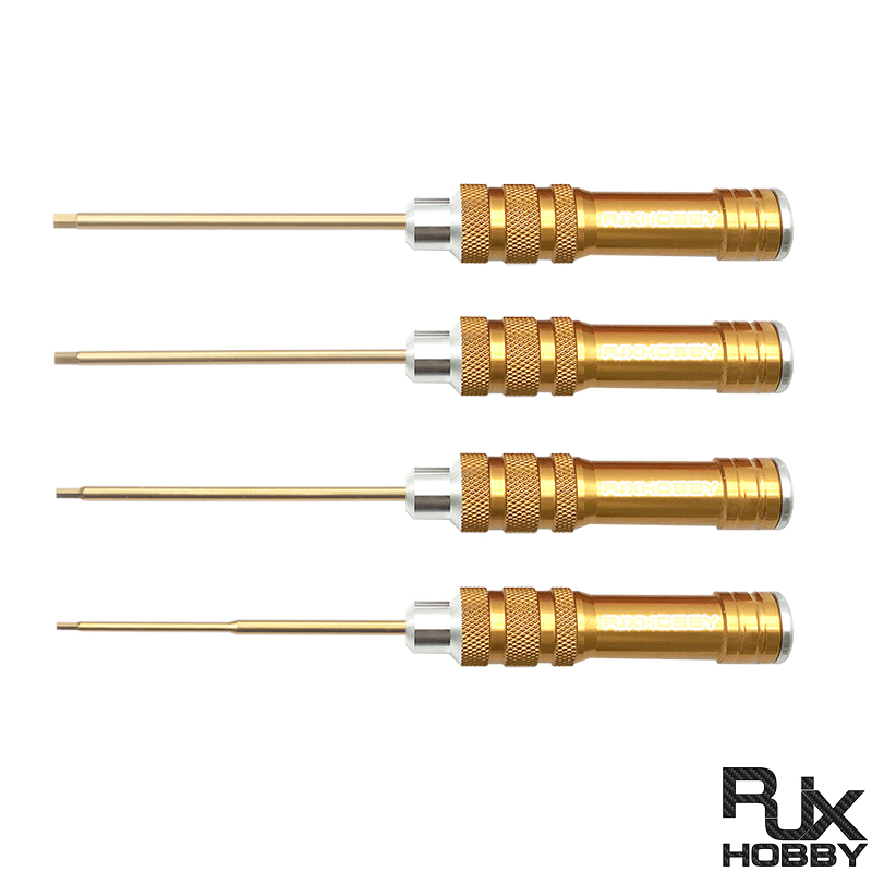 RJX Hex Screw driver Tools Kit 1.5mm / 2.0mm / 2.5mm / 3.0mm for RC Models Car Boat Airplane
