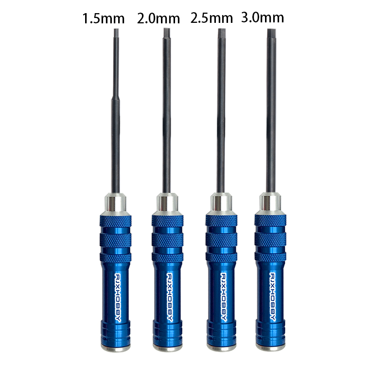 RJX Hex Screw driver Tools Kit 1.5mm / 2.0mm / 2.5mm / 3.0mm for RC Models Car Boat Airplane