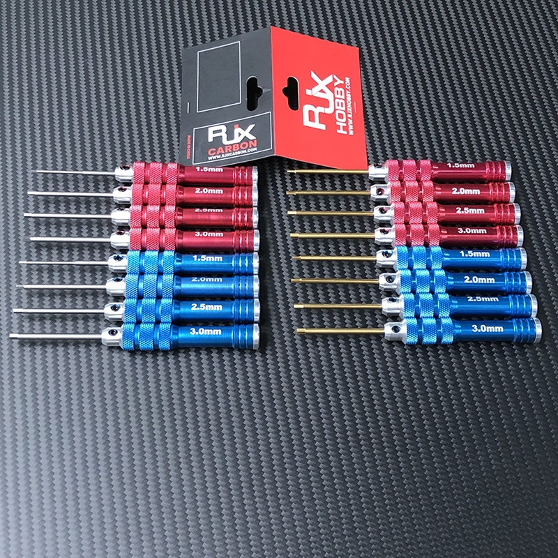 RJX 1.5 2.0 2.5 3.0mm Mini Titanium Alloy Hex Screwdriver for RC FPV