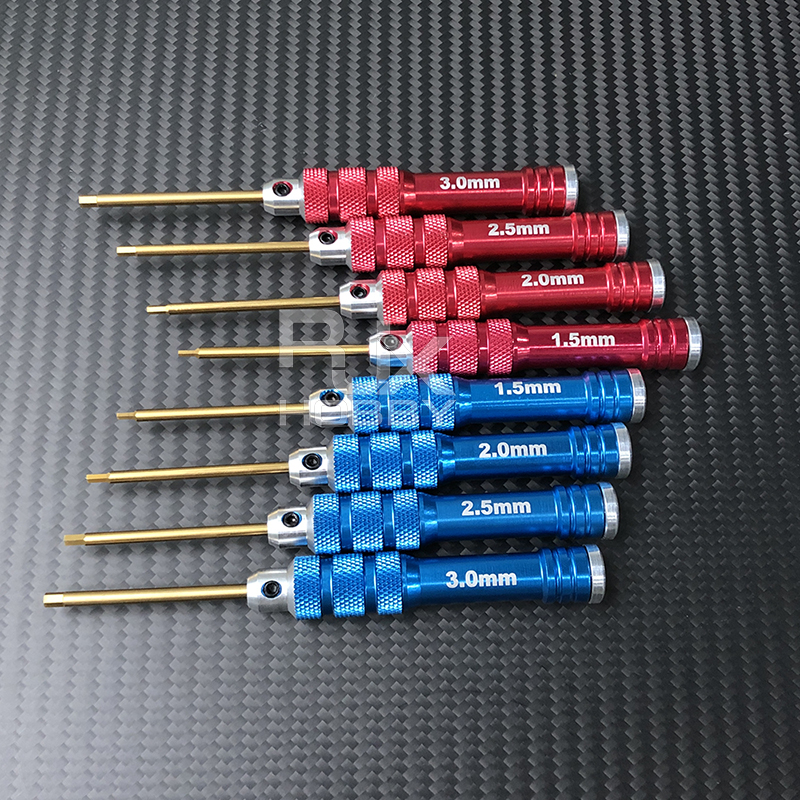 RJX 1.5 2.0 2.5 3.0mm Mini Titanium Alloy Hex Screwdriver for RC FPV