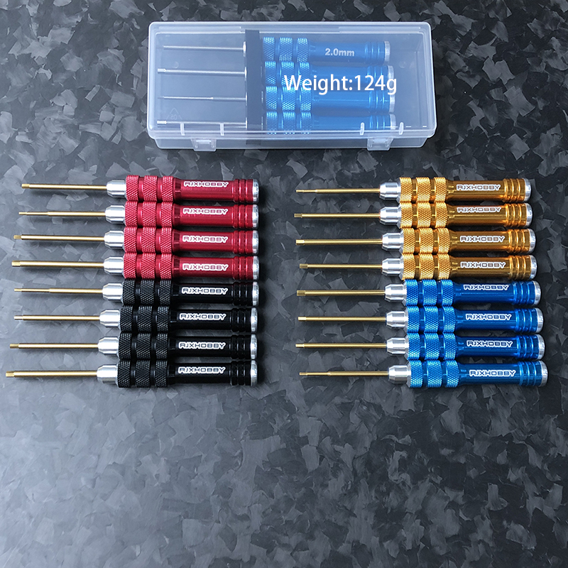 RJX 1.5 2.0 2.5 3.0mm Mini Titanium Alloy Hex Screwdriver for RC FPV