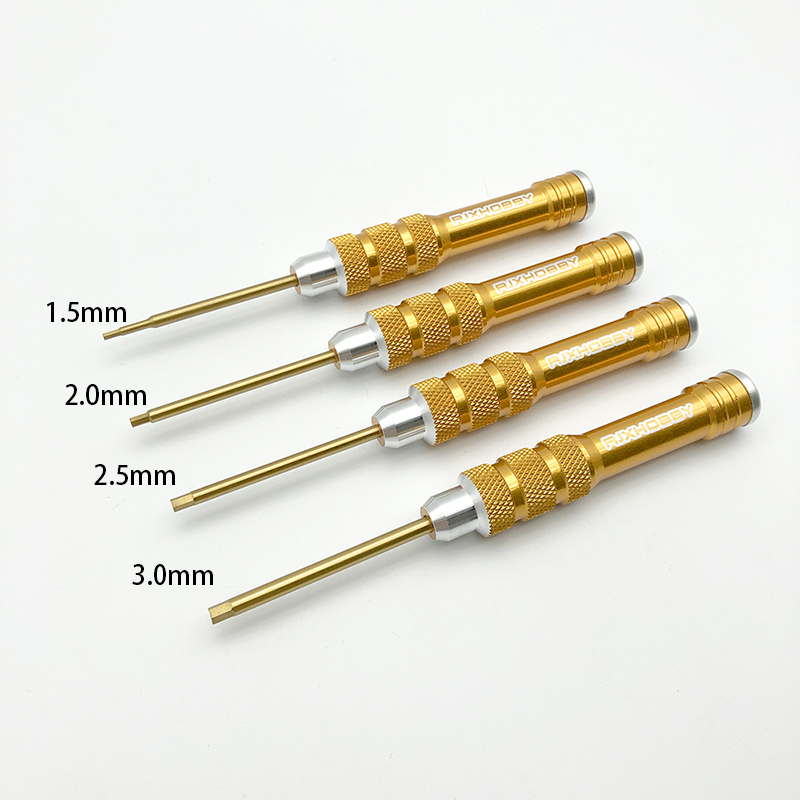 RJX 1.5 2.0 2.5 3.0mm Mini Titanium Alloy Hex Screwdriver for RC FPV