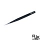 RJX High Precision Straight Tweezers Stainless Steel Cooling Hole Electronics Repair Hand Tools