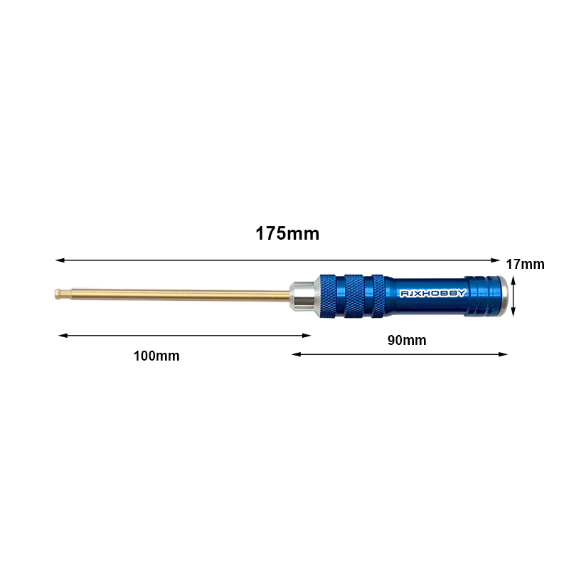 RJXHOBBY Hex Ball tip Screw driver Tools Kits 1.5mm / 2.0mm / 2.5mm / 3.0mm for RC Models Car Boat Airplane FPV