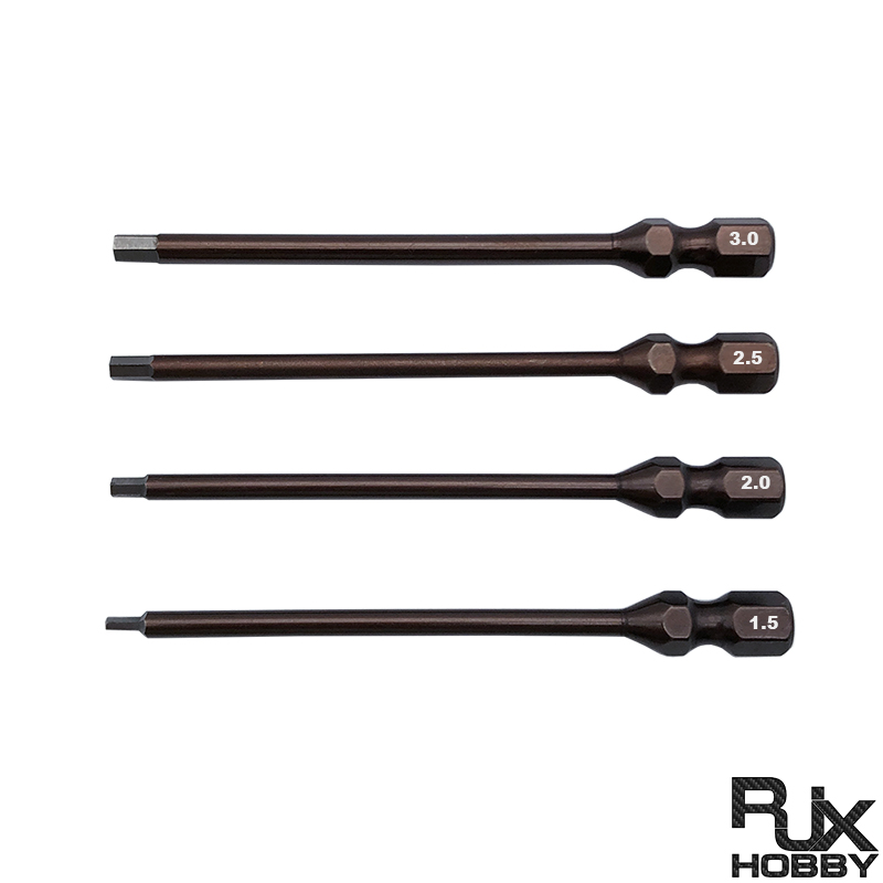 RJX 6.35mm Hex Sets 1.5mm 2.0mm 2.5mm 3.0mm