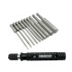 RJX 10PCS  1/4 Inch 6.35mm Length75mm  H1.5,H2,H2.5, H3, H4, H5, H6, H8, H10,H12  Hex Shank Magnetic Hexagon Screwdriver