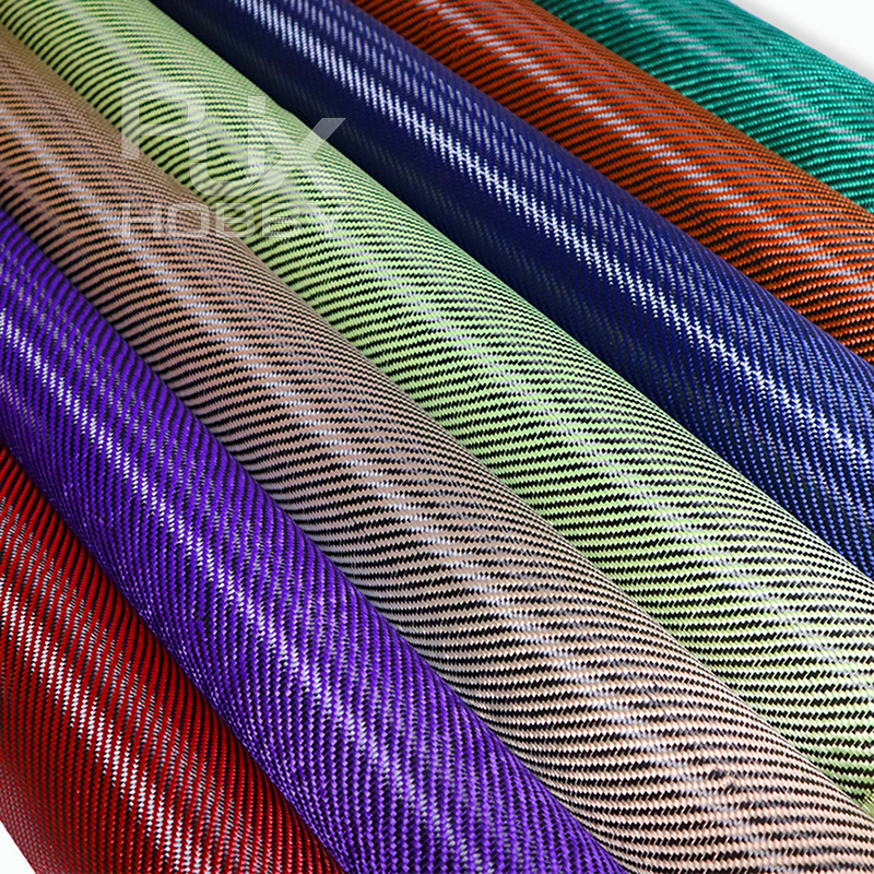RJXHOBBY Carbon Fiber Aramid  Cloth Fabric Twill Weave Panel Sheet