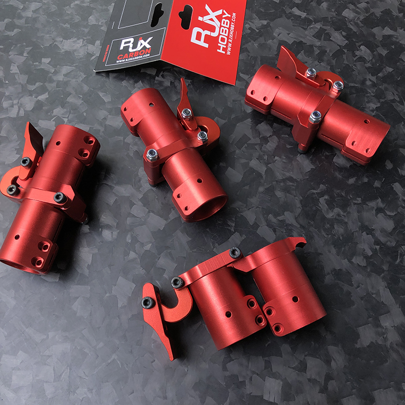 RJXHOBBY 1pcs 20mm 25mm 30mm 35mm 40mm Pipe Union Connection Folding Arm for UAV Multicopter Drone