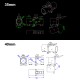 RJXHOBBY 1pcs 20mm 25mm 30mm 35mm 40mm Pipe Union Connection Folding Arm for UAV Multicopter Drone