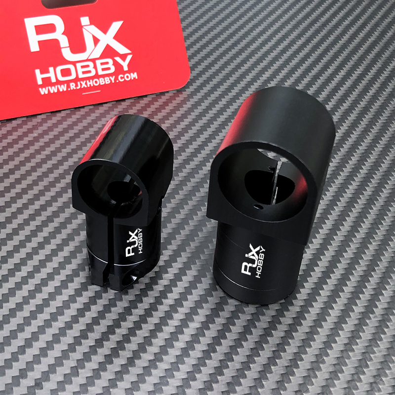 RJX 1pcs Landing Gear Aluminum Alloy Tee Tripod 20 to 20mm / 25m to 25mm Carbon Fiber Tube Connector For Agriculture Drone UAV