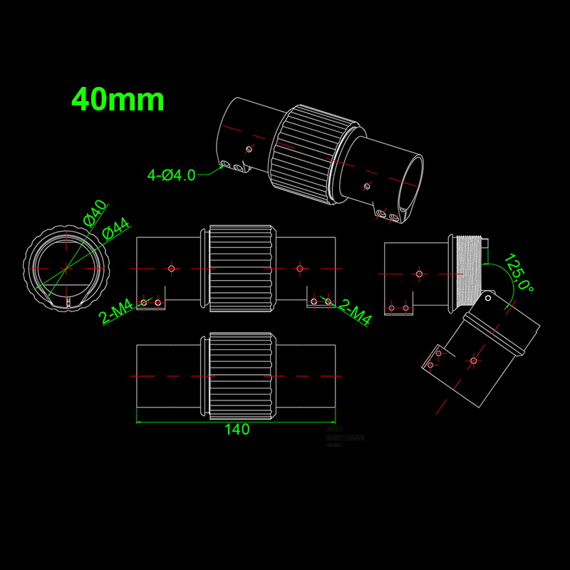 RJX 1PCS 30mm/35mm/40mm/45mm Folding Arm Carbon Tube Connector Clip Self-lock Folding Rack Parts for RC Agriculture UAV Drone