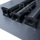 RJX  1pcs 30/40/45/50mm  Alum Pipe clamps for carbon fiber tube
