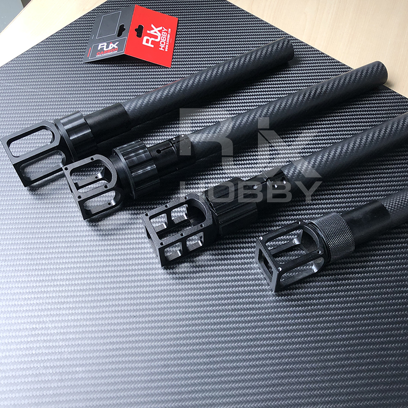 RJX 1pcs 30mm Aluminum CNC Folding Piece Arm Pipe Clamp Folding Pipe Holder Parts for Plant Agriculture UAV Drone Machine Arm