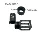 RJX 1pcs 30mm Aluminum CNC Folding Piece Arm Pipe Clamp Folding Pipe Holder Parts for Plant Agriculture UAV Drone Machine Arm