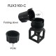 RJX 1pcs 30mm Aluminum CNC Folding Piece Arm Pipe Clamp Folding Pipe Holder Parts for Plant Agriculture UAV Drone Machine Arm