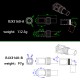 RJX 1pcs 30mm Aluminum CNC Folding Piece Arm Pipe Clamp Folding Pipe Holder Parts for Plant Agriculture UAV Drone Machine Arm