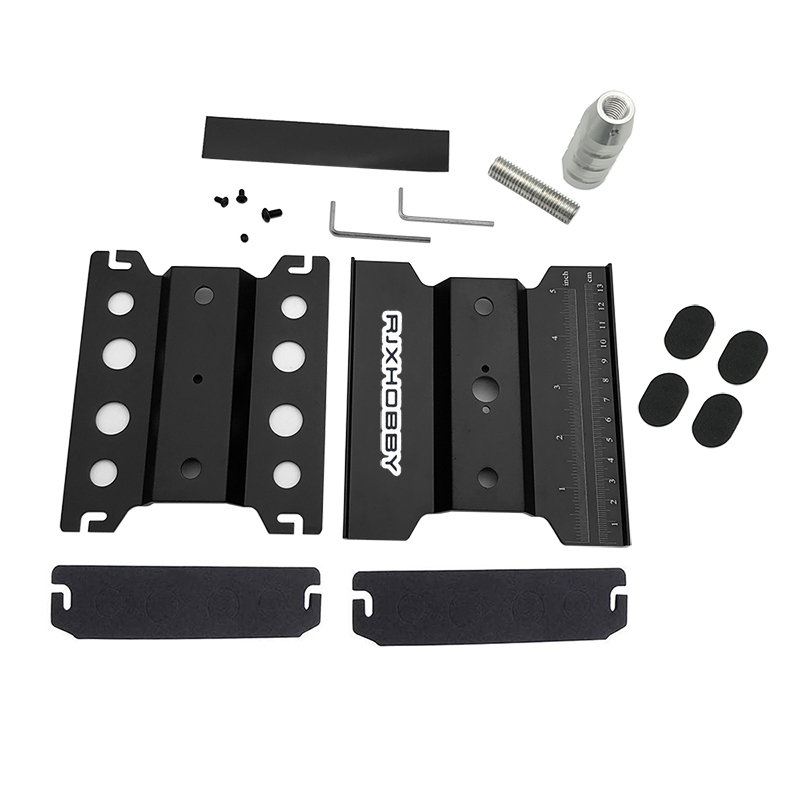 RJX Repair Station Shunting Display Work Stand Platform for 1/10 1/8 TRX4 Defender G63 Bronco SCX10 Wraith RC Car Accessories