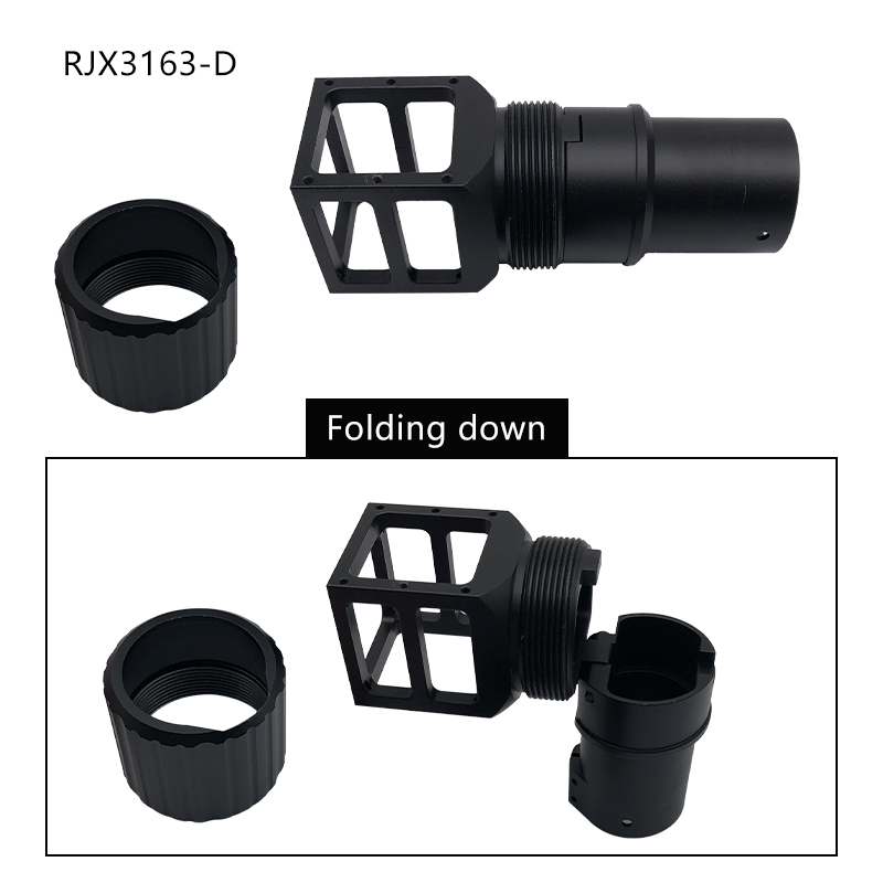 RJXHOBBY 1pcs 40mm Folding down Arm Pipe Clamp Folding Pipe Holder Parts for Plant Agriculture UAV Drone Machine Arm