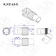 RJXHOBBY 1pcs 40mm Folding down Arm Pipe Clamp Folding Pipe Holder Parts for Plant Agriculture UAV Drone Machine Arm