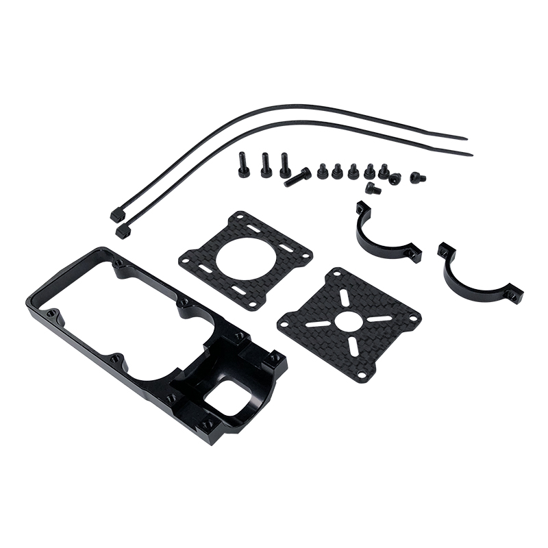RJX 1pcs 20mm 22mm 25mm Carbon Tube Metal Aluminium Alloy Motor Mount Seat for DIY Quadcopter Frame Kit Parts Accessories