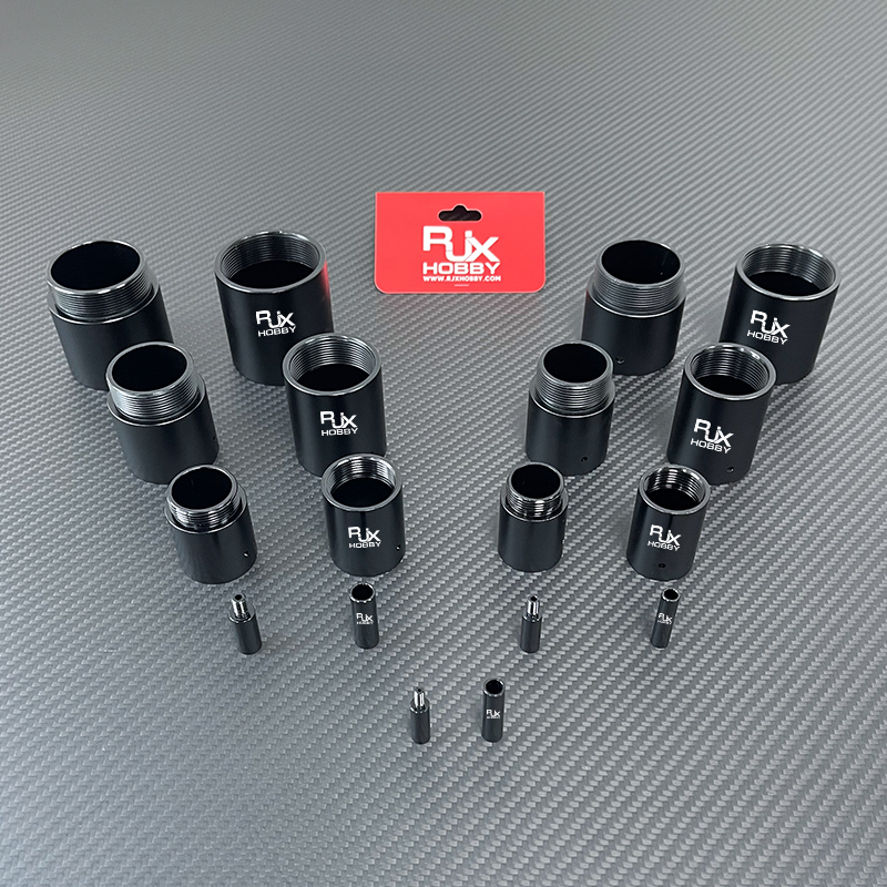 RJX 1pcs 5-50mm Aluminum Pipe Connector Carbon Tube Joint for Drone Quadcopter UAV