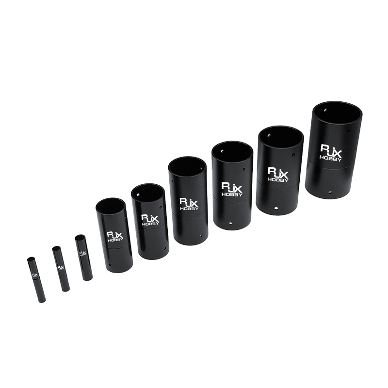 RJX 1pcs 5-50mm Aluminum Pipe Connector Carbon Tube Joint for Drone Quadcopter UAV